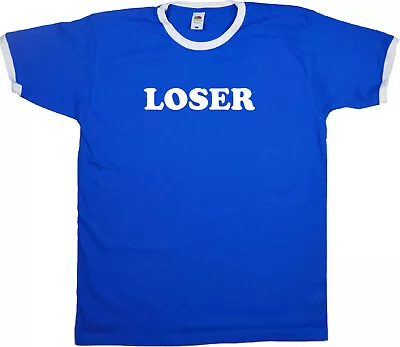 Buy Loser Ringer T-shirt - USA Slogan, Indie Rock, Various Colours • 17.99£