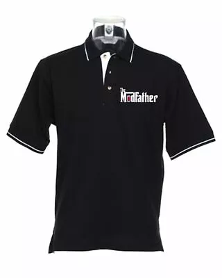 Buy The Modfather Men's Mod Polo T-Shirt - Mods Scooter The Who Jam Paul Weller • 21.95£