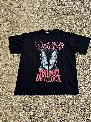 Buy Vintage Misfits Voodoo Devilock T Shirt - Size XXL - P2P 24” - Punk  • 65£