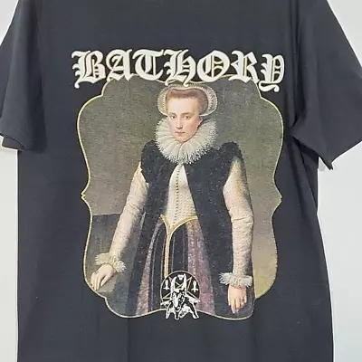 Buy Bathory Band Music On Stage Black T-Shirt Cotton All Size  ZH243 • 22.40£