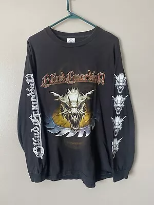 Buy VTG Blind Guardian North American Tour 2002 Black Rare Long Sleeve Tee Size L • 74.68£