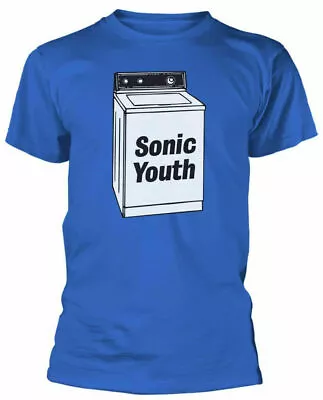 Buy Officially Licensed Sonic Youth Washing Machine Mens Blue T Shirt Classic Tee • 15£
