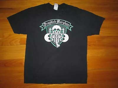 Buy DROPKICK MURPHYS Vtg 90s Y2k Skulls DKM Tour Band Irish Punk Folk T Shirt L USA • 11.64£