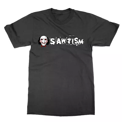 Buy Sawtism T-shirt Funny Nerd Autism Saw Movie Film Horror Tee Present • 14.99£