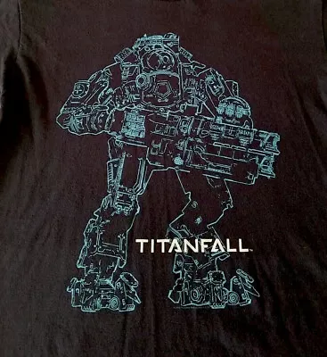 Buy TITANFALL T-Shirt L Loot Crate Navy Blue Gamer Video Game  • 13.06£