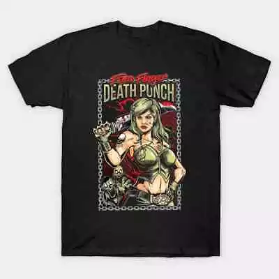 Buy Five Finger Death Punch T Shirt Assassin Band Logo Official Licensed Tee Black • 24.99£