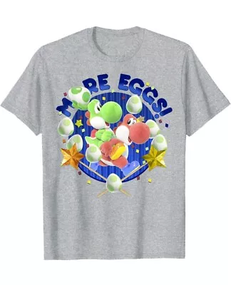 Buy YOSHI Mario Bros Nintendo Mens Big & Tall 4XLT Tee Shirt T-shirt More Eggs! • 21.01£
