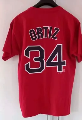Buy ORTIZ, Boston Red Sox Baseball T-shirt Large • 15£