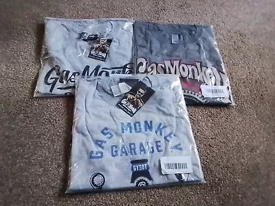 Buy Bundle Of 3 Gas Monkey Garage T-shirts Size Small • 3.89£