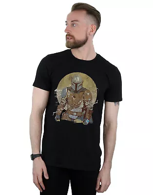 Buy Star Wars Men's The Mandalorian Distressed Warrior T-Shirt • 13.99£