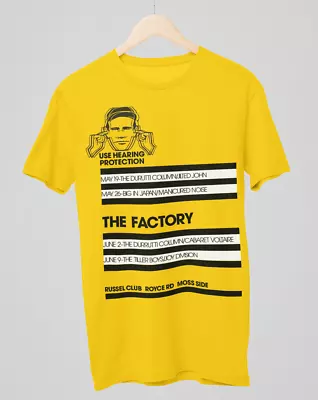 Buy Factory Records FAC 01 Gig Poster T-Shirt • 14.95£