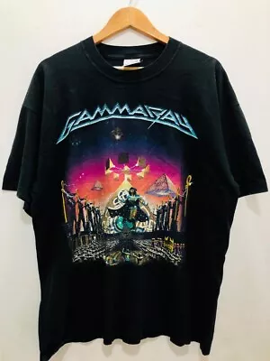 Buy GAMMA RAY Vintage T-shirt Powerplant Tour 1999 Anywhere In The Galaxy Size M • 62.24£