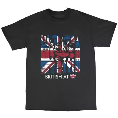 Buy British At Heart T-Shirt 100% Cotton UK England English London Scotland • 14.97£