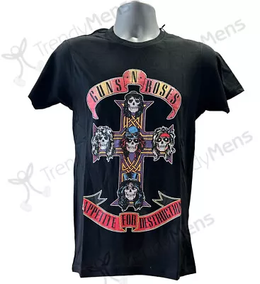 Buy Guns N' Roses T-Shirt Appetite For Destruction Official Licensed Unisex Black • 21.99£