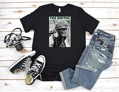 Buy The Smiths Rock Band Meat Is Murder Short Sleeve Black/White Men T Shirt T256 • 10£