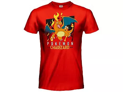 Buy POKEMON ORIGINAL OFFICIAL RED CHARIZARD T-Shirt • 18.24£