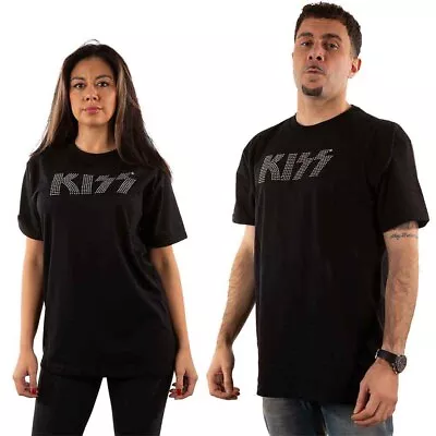 Buy Kiss Logo (Diamante) Unisex T-Shirt (Medium) Black • 15.95£