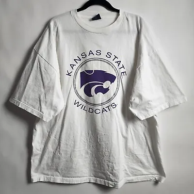 Buy Champs Team Edition Kansas State Wildcats Mens 3XL Short Sleeve Graphic T Shirt • 7.47£