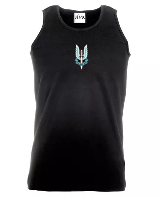 Buy SAS Special Air Service Inspired Blue Badge   Regiment Embroidered Workout Vest • 12.49£