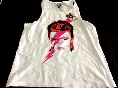 Buy DAVID BOWIE Amplified VEST TOP XL Mens/womens  BNWT 42 Inch Chest • 3.99£