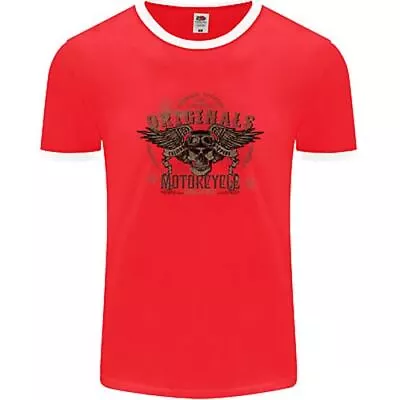 Buy Rebel Wings Motorcycle Originals Mens Ringer T-Shirt FotL • 12.49£