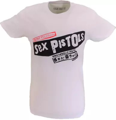 Buy Mens White Official Sex Pistols Filthy Lucre Tour Japan T Shirt • 16.99£