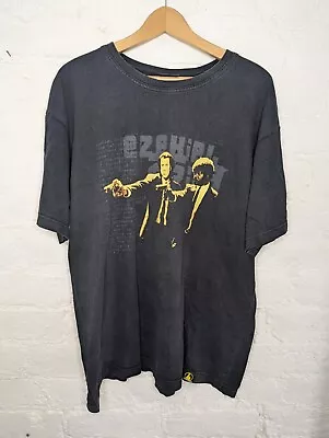 Buy Vintage Caution Pulp Fiction T Shirt UKXXL • 7£