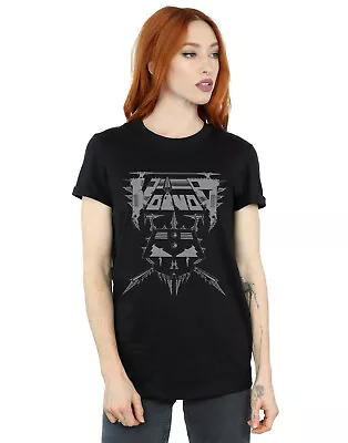 Buy Voivod Women's Korgul Skull Logo Boyfriend Fit T-Shirt • 15.99£