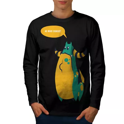 Buy Wellcoda Cookie Monster Cute Wild Mens Long Sleeve T-shirt • 20.99£