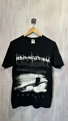 Buy Heaven Shall Burn 2008 Endzeit Size M Vintage Cotton Shirt Tee T-shirt Rock Band • 55.97£