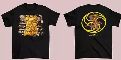 Buy New SEPULTURA Against 1998 Two Side Black Unisex ALl Size Shirt NG2350 • 32.81£