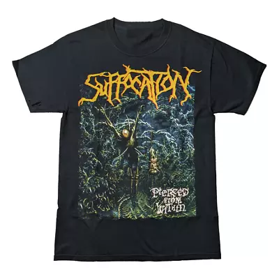Buy Vtg Suffocation Pierced From Within Cotton Black All Size Unisex Shirt AP368 • 17.73£