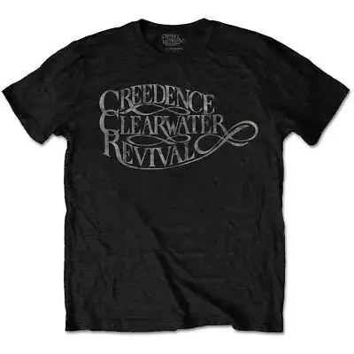 Buy Creedence Clearwater Revival Unisex T-Shirt: Vintage Logo OFFICIAL NEW  • 16.63£