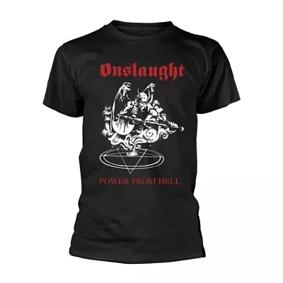 Buy ONSLAUGH - POWER FROM HELL - Size XL - New T Shirt - N72z • 21.19£