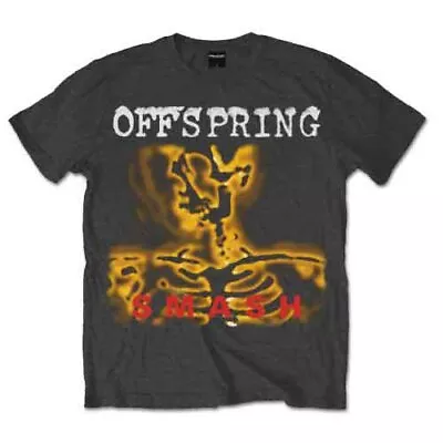 Buy Officially Licensed The Offspring Smash 20 Mens Charcoal The Offspring T Shirt • 16.50£