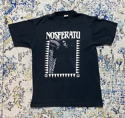Buy Nosferatu VINTAGE Shirt Large 90s Vampire Dracula Single Stitch White Wolf • 232.97£