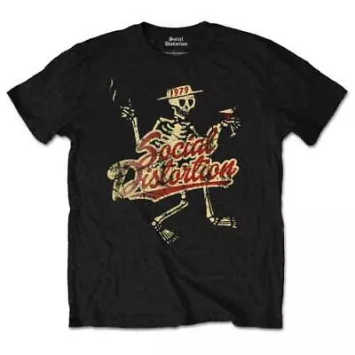 Buy Social Distortion Men's Vintage 1979 Short Sleeve T-Shirt, Black, X-Large • 16.56£