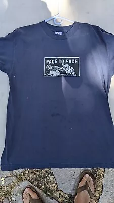 Buy Vintage Face To Face Concert T Shirt 1994 Punk Rock Size L • 84.02£