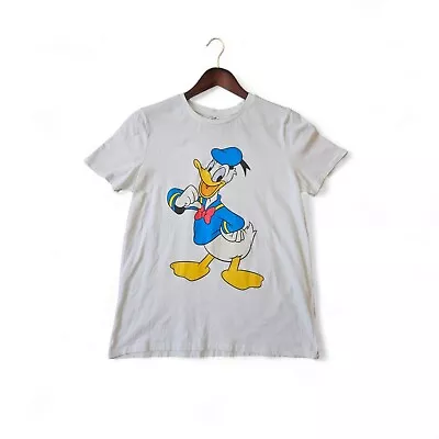 Buy Daffy Duck Women's Tshirt White Size Uk 12-14 • 3.99£