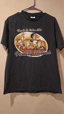 Buy Family Values Tour 2001 Shirt Live Concert Stone Temple Pilots Linkin Park Large • 32.67£