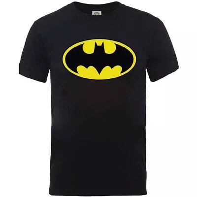 Buy Dc Comics Originals Official Batman Logo Official Tee T-Shirt Mens Unisex • 15.10£
