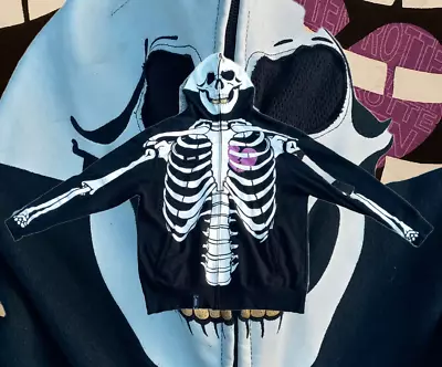 Buy LRG Dead Serious Skeleton Skull Hoodie XXL RARE Halloween • 139.78£