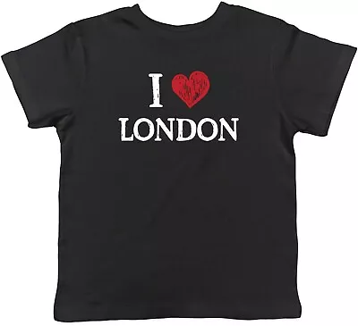 Buy I Love London Kids T-Shirt Cultural Capital Finance World City Children Boy Girl • 5.99£