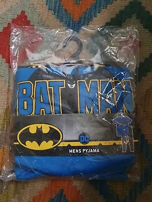 Buy Mens Batman Dc Pyjama Set • 9.99£