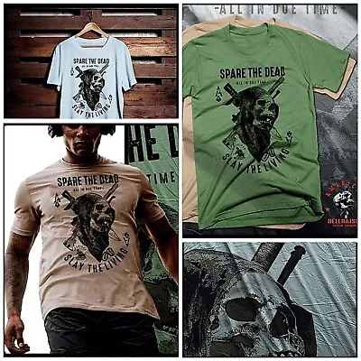 Buy Grim Reaper T-shirt Military Combat Veteran Army Tactical Warriors Slay Quote. • 18.63£