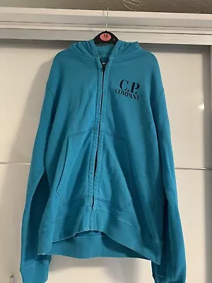 Buy Authentic Blue Age 14 Cp Company Goggle Hoodie Vgc Will Fit Small Man • 40£