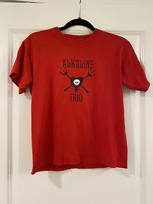 Buy Vintage ALKALINE TRIO Shirt Youth L Y2K Emo Punk Broadways Matt Skiba • 32.67£