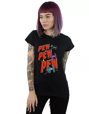 Buy Star Wars Women's Tie Fighters Pew Pew T-Shirt • 13.99£