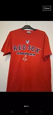 Buy Mens Lee Sports Boston Red Sox Tshirt Size L • 6£