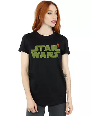 Buy Star Wars Women's Cactus Logo Boyfriend Fit T-Shirt • 13.99£